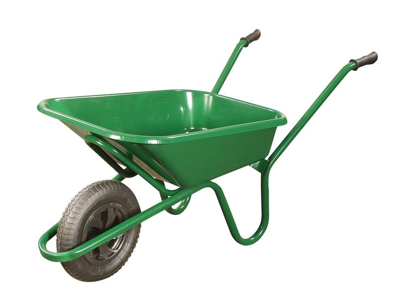 90L Galvanised Heavy-Duty Endurance Wheelbarrow - Puncture Proof