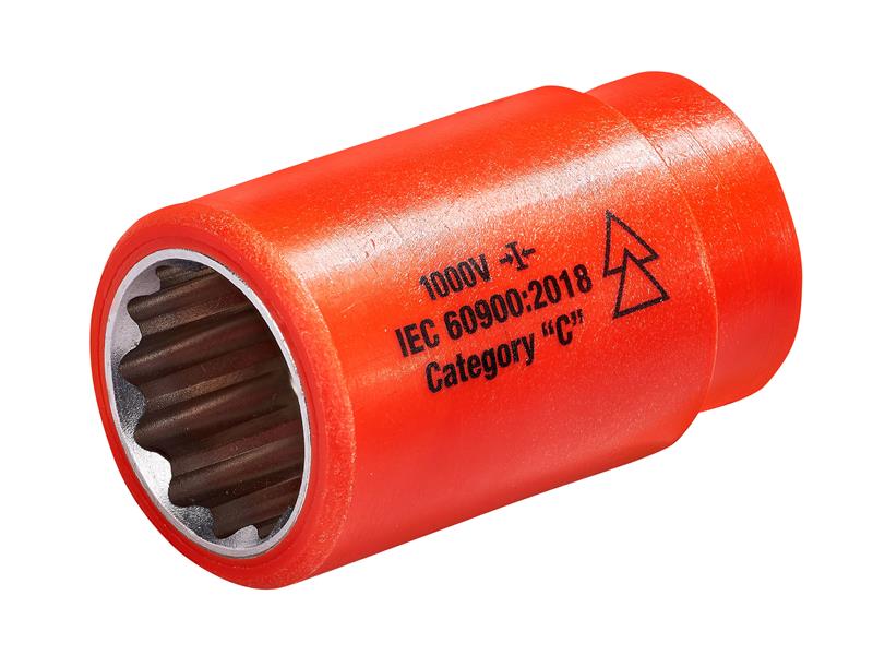 Insulated 3/8in Drive Socket Set, 12 Piece