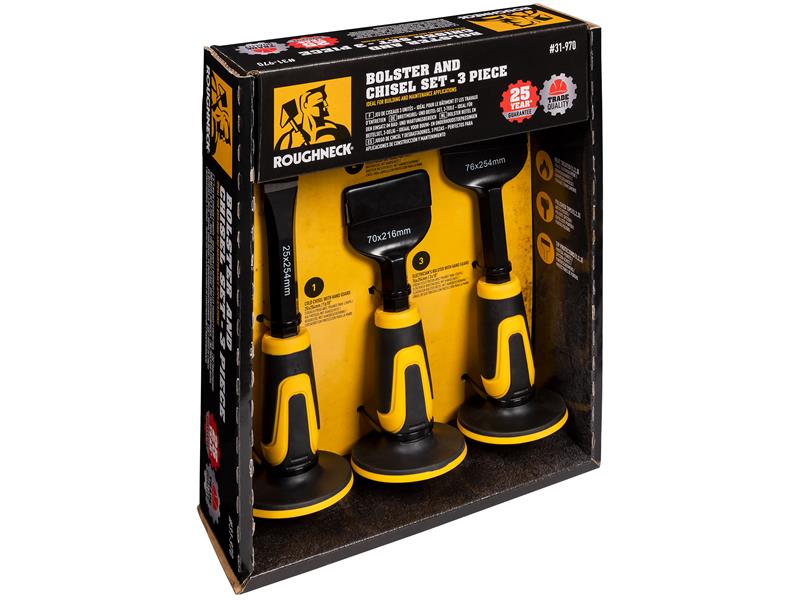 Bolster & Chisel Set, 3 Piece
