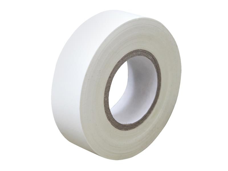 PVC Electrical Tape White 19mm x 20m                                            