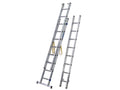 D-Rung Combination Ladder 3-Part 3 x 8 Rungs
