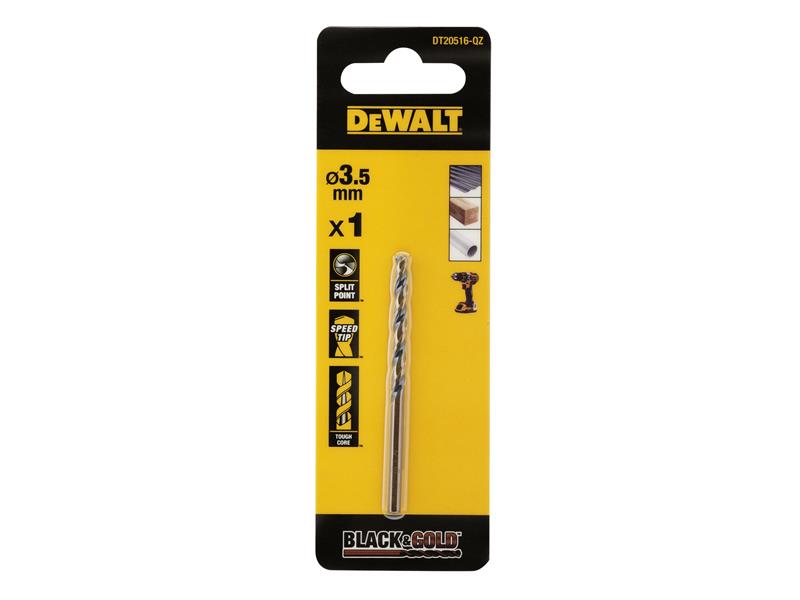 BLACK&GOLD HSS Drill Bit 3.5mm                                                  