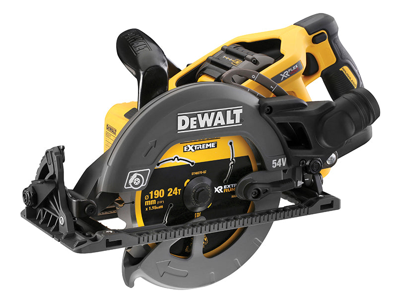 DCS577T2 FlexVolt XR High Torque Circular Saw 190mm 54V 2 x 2.0Ah Li-ion        