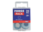 Flat Penny Washer ZP M8 x 50mm ForgePack 6