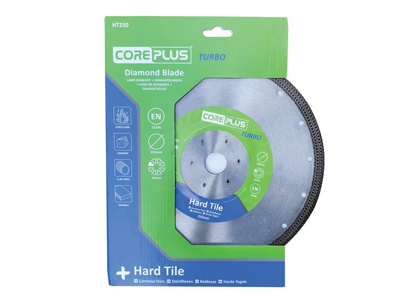 HT250 Hard Tile Turbo Diamond Blade 250mm                                       