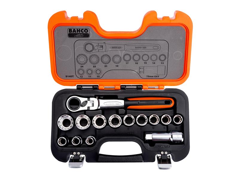 S140T Pass-through Socket Set, 14 Piece