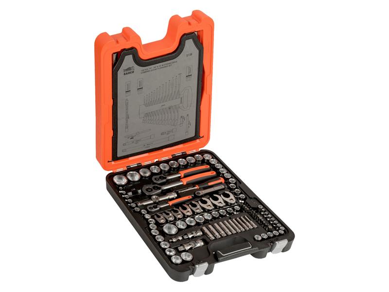 S138 Mixed Drive Socket Set, 138 Piece                                          