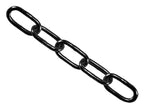 Black Japanned Chain 6.0mm x 2.5m - Max. Load 250kg