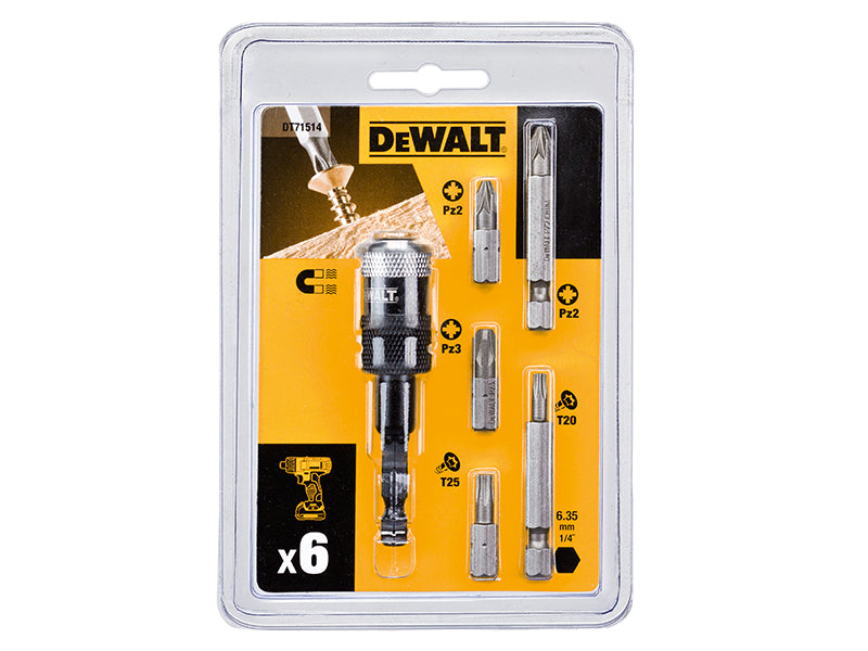 DT71514-QZ Extreme Impact Ready Rapid Load Screwdriving Set, 6 Piece            