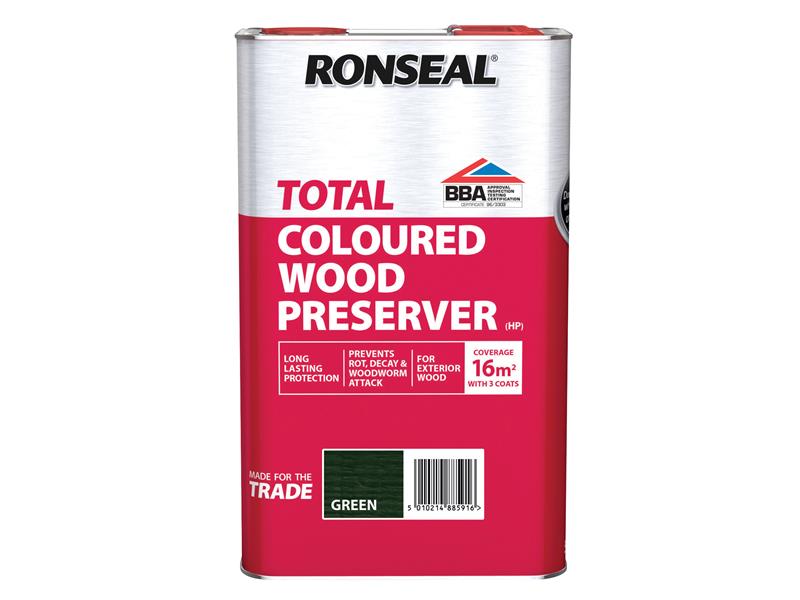 Trade Total Wood Preserver Light Brown 5 litre