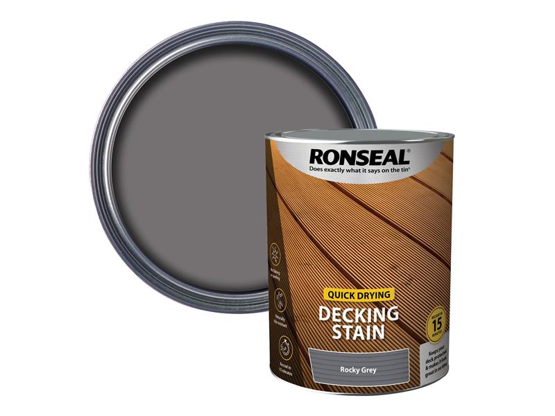 Quick Drying Decking Stain Rich Teak 5 litre
