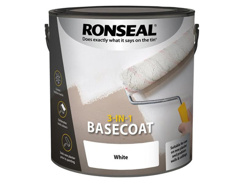 3-in-1 Basecoat White 5 litre