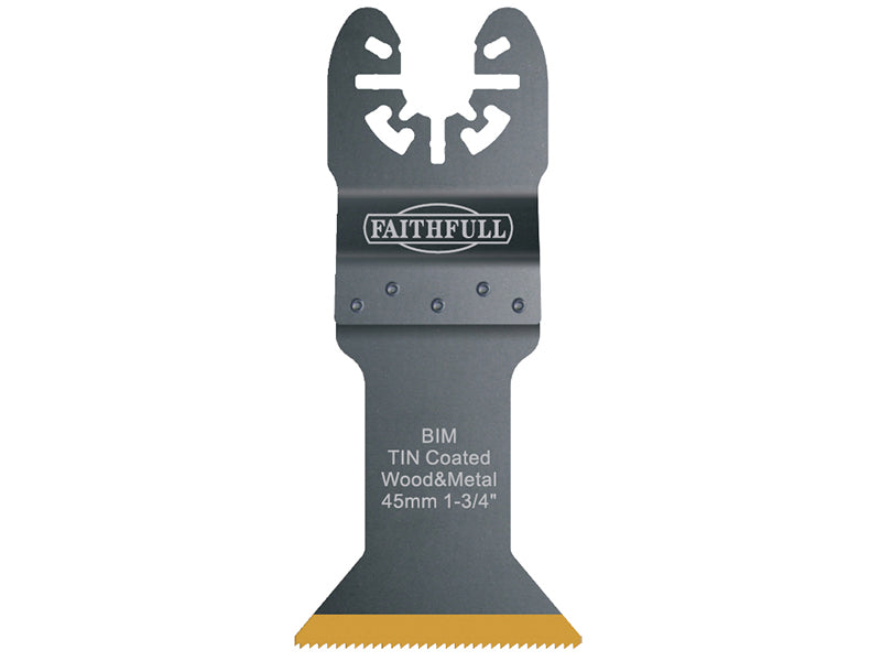 Multi-Functional Tool Bi-Metal Flush Cut TiN Coated Blade 45mm                  