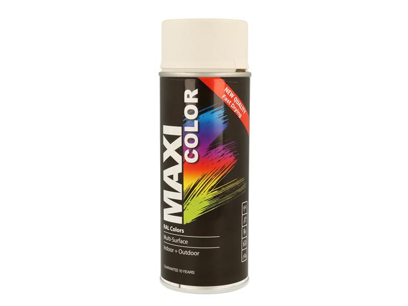 MaxiColor Spray Satin Brilliant White RAL9016 400ml