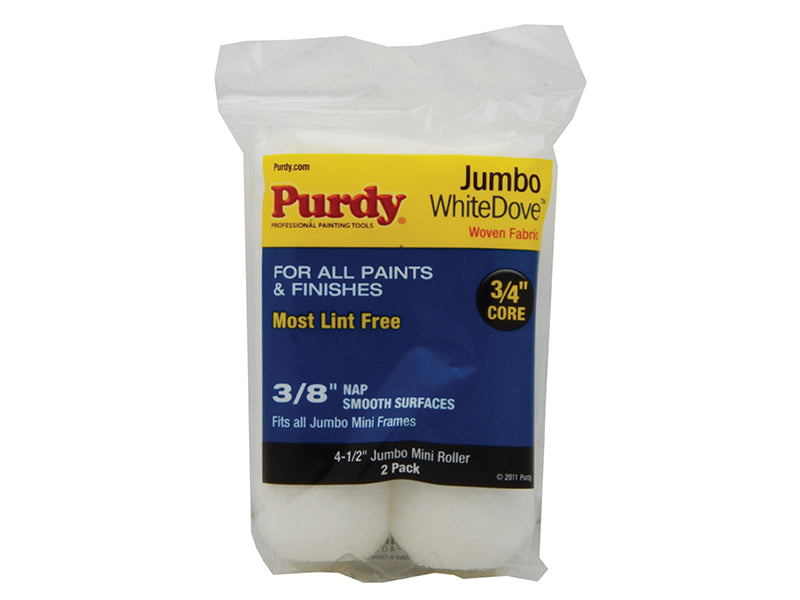 Jumbo Mini White Dove™ Sleeve 165 x 19mm (6.1/2 x 3/4in) (Pack 2)
