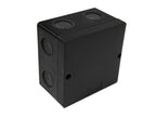 IP66 Junction Box Black 100 x 100mm                                             