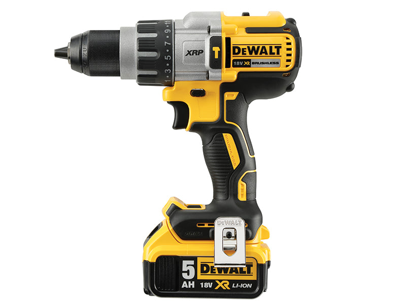 DCD996P2 XR Brushless Combi Drill 18V 2 x 5.0Ah Li-ion                          