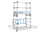 TT002 Teletower Aluminium Telescopic Scaffold Tower with Toeboards