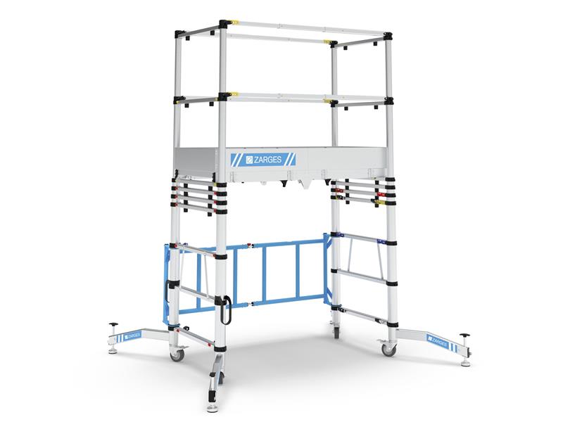 TT002 Teletower Aluminium Telescopic Scaffold Tower with Toeboards