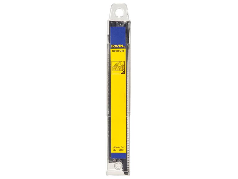 Junior Saw Blades 150mm (6in) 14 TPI Wood (Pack 10)                             