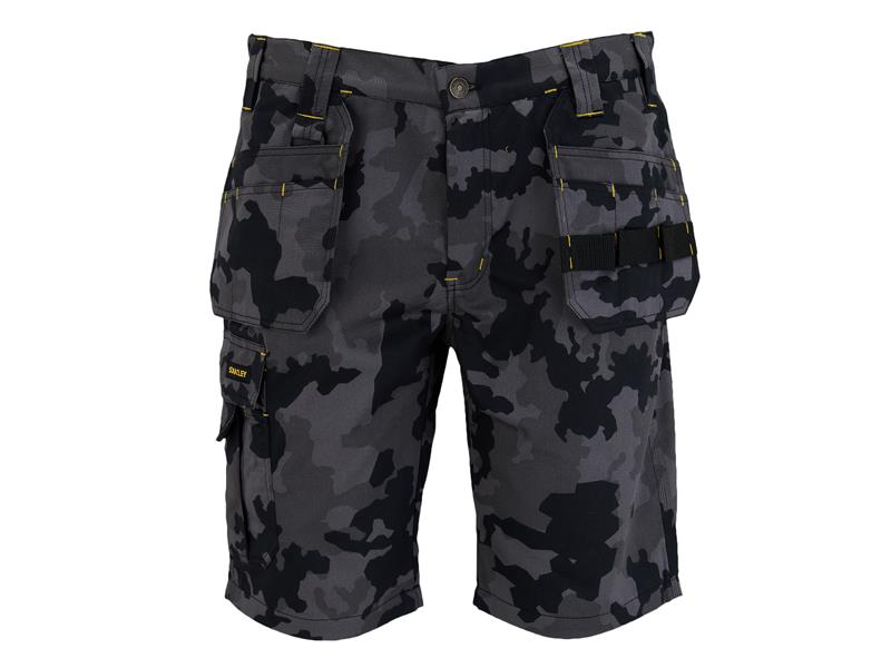 Hanley Holster Shorts Black Camouflage Waist 38in