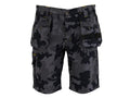 Hanley Holster Shorts Black Camouflage Waist 38in