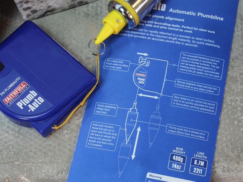 Plumb-Auto Automatic Plumb Line 400g (14oz)                                     
