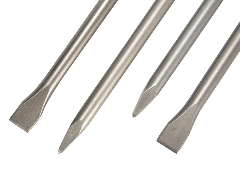 SDS Max Chisel Set, 4 Piece                                                     