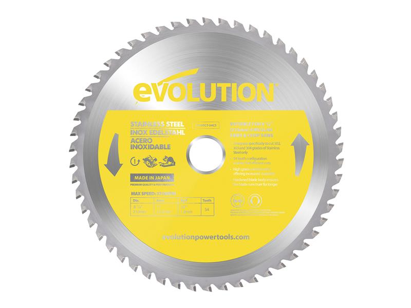 Stainless Steel Cutting Circular Saw Blade 230 x 25.4mm x 60T