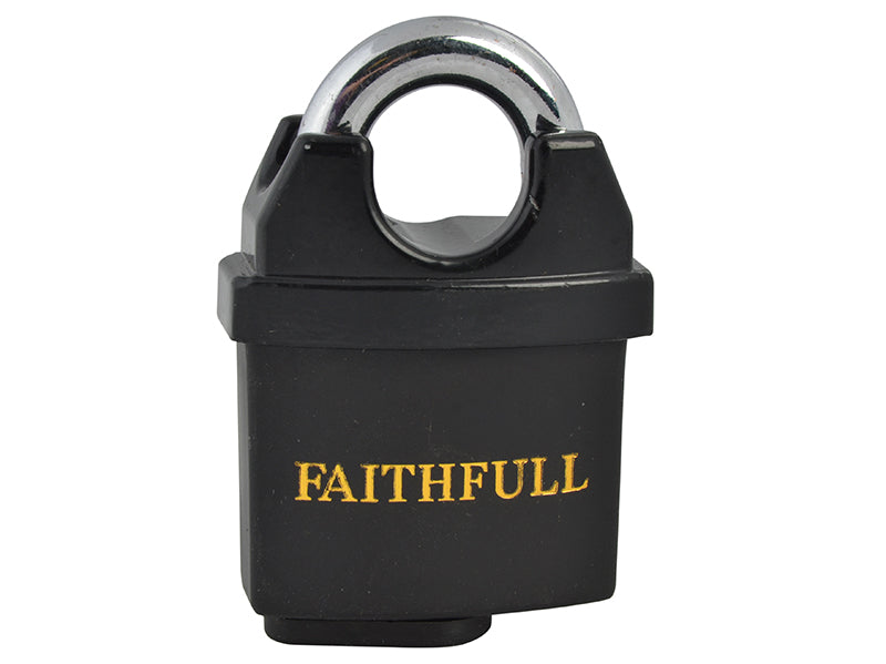 PVC Coated Brass Padlock 50mm                                                   