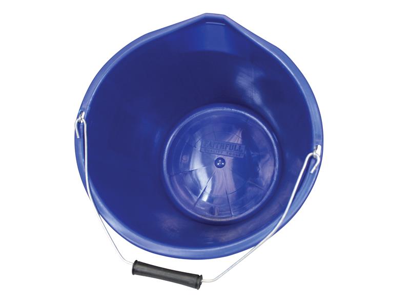 Builder's Industrial Bucket 14 litre (3 gallon) - Blue                          