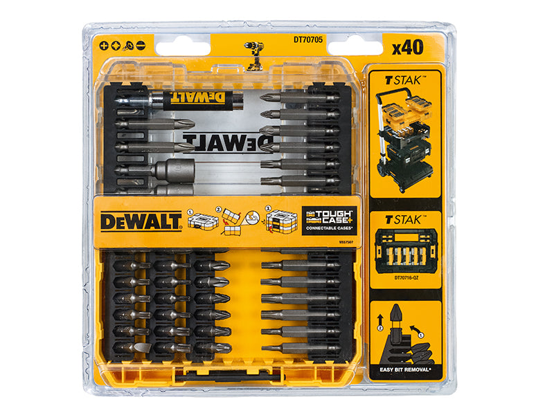 DT70705 Screwdriving Set, 40 Piece                                              