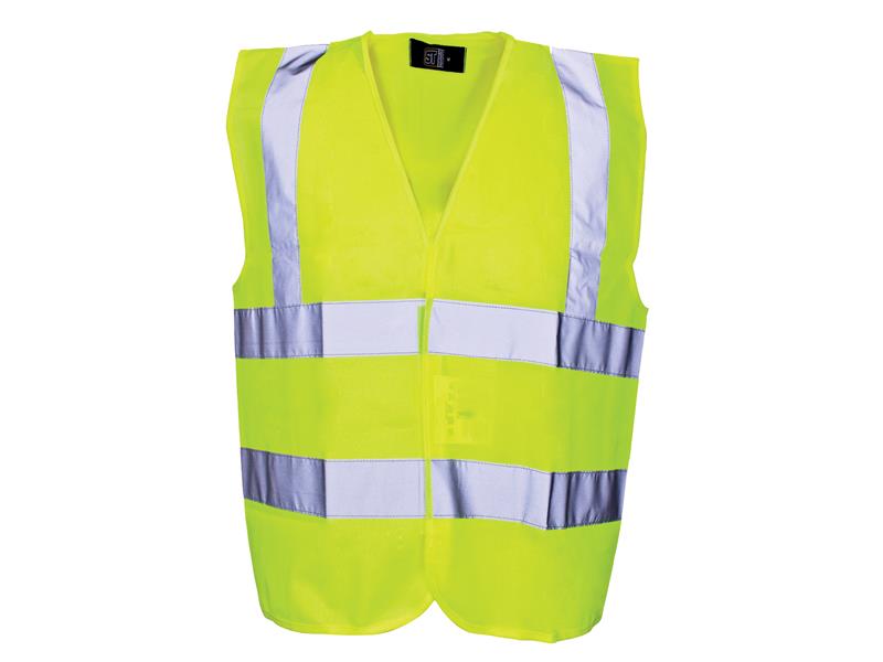 Hi-Vis Waistcoat Yellow - Child 7-9