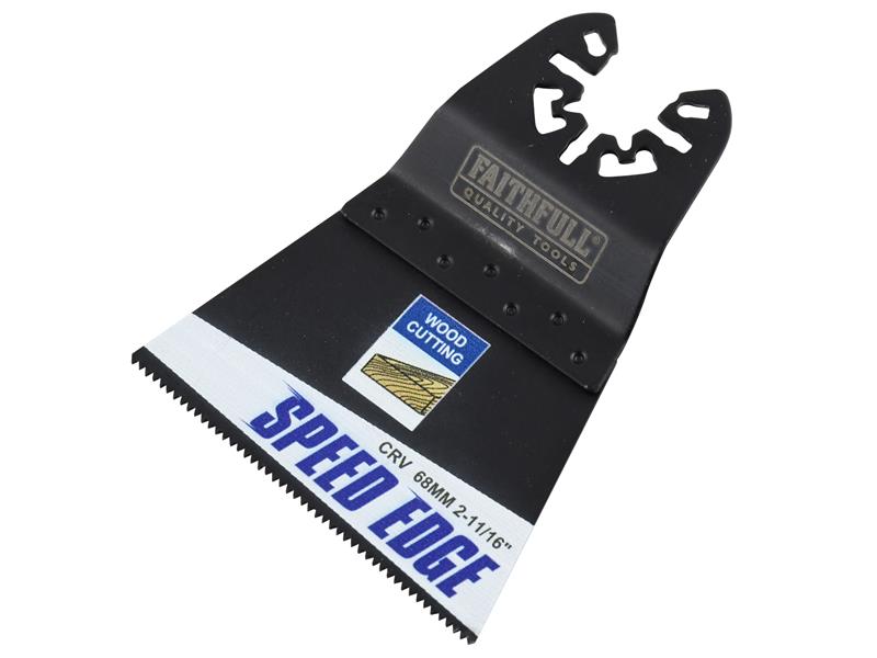 Multi-Tool Speed Edge Ground Set Wood Blade 68mm (5 Pack)