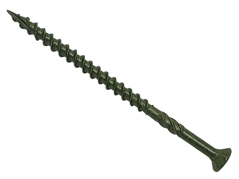 Spectre™ Advanced Deck PZ Compatible Screw CSK Green 5.0 x 100mm Box 100