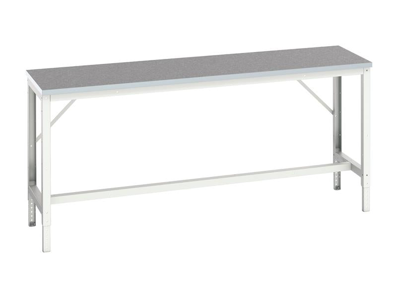 Verso Adjustable Bench, Lino Top 2000 x 600mm