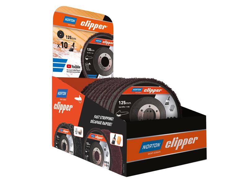 115mm Rapid Strip Wood Counter Display of 10                                    