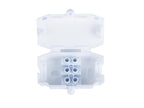 3 Pole Connector Box 10A White                                                  