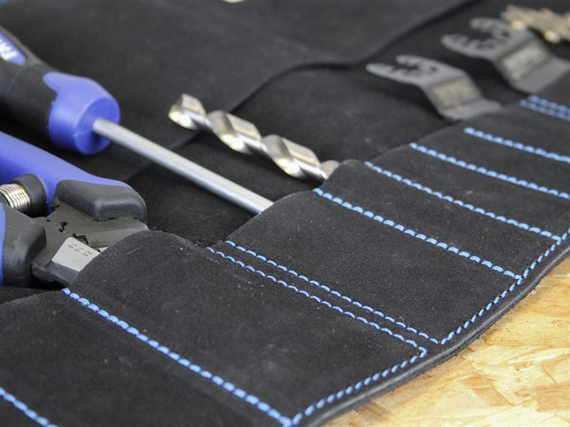 10 Pocket Leather Tool Roll                                                     