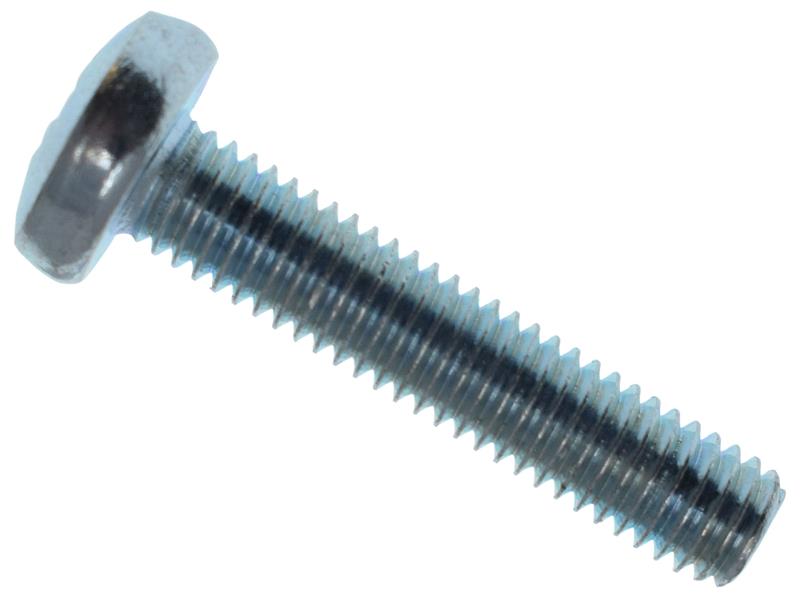 Machine Screw Pozi Compatible Pan Head ZP M6 x 50mm Box 25