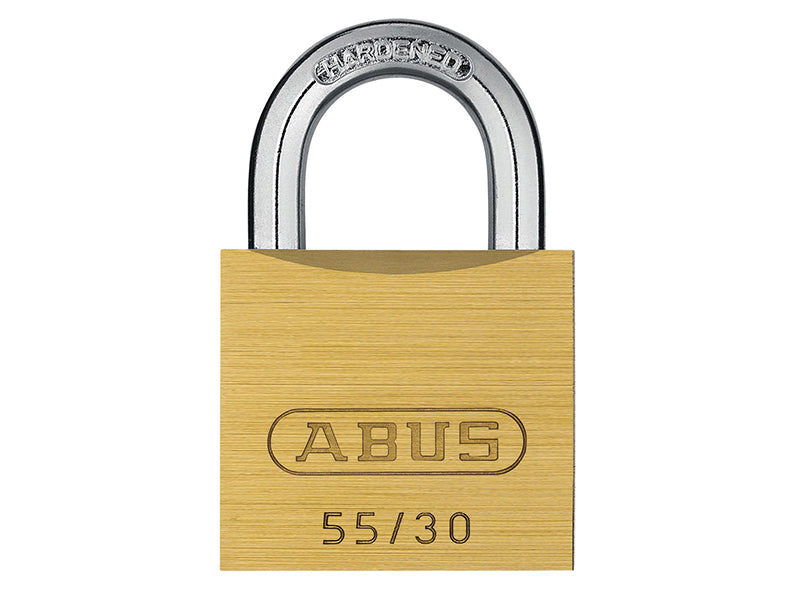 55/40mm Brass Padlock 63mm Long Shackle Keyed Alike 5402