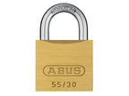 55/40mm Brass Padlock 63mm Long Shackle Keyed Alike 5402
