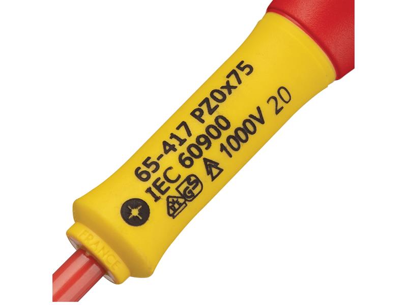 FatMax® VDE Insulated Screwdriver Pozidriv Tip PZ2 x 125mm