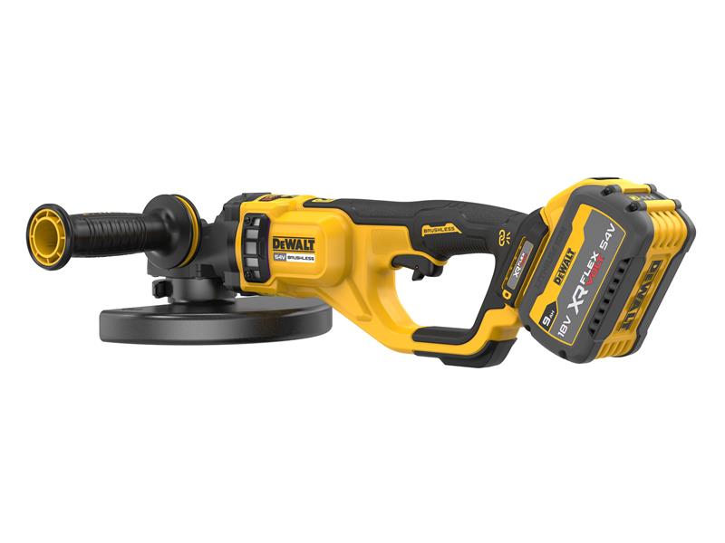 DCG460X2XR FlexVolt Angle Grinder 230mm 54V 2 x 3.0Ah Li-ion                    