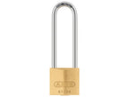 65/40mm Brass Padlock 63mm Long Shackle Keyed Alike 6405