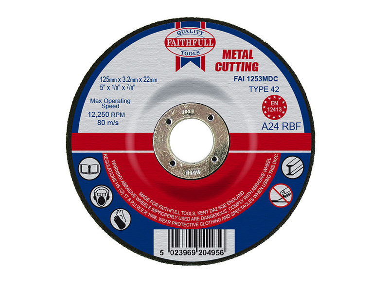 Depressed Centre Metal Cutting Disc 230 x 3.2 x 22.23mm