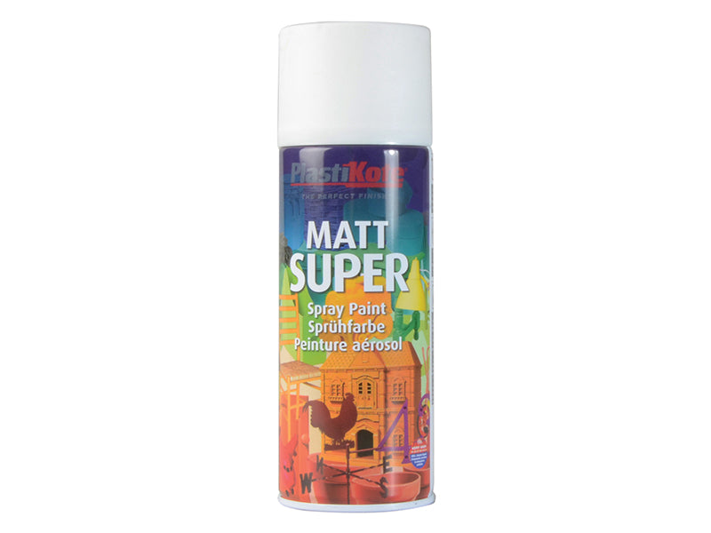 Super Spray Matt White RAL 9016 400ml