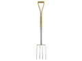 Stainless Steel Digging Fork, FSC®                                              