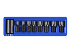 1/2in Impact Spline Bit Set, 9 Piece                                            