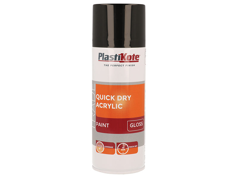 Trade Quick Dry Acrylic Spray Paint Matt Magnolia 400ml
